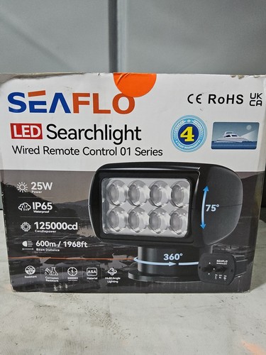 Seaflo led searchlight - searchlight, wired